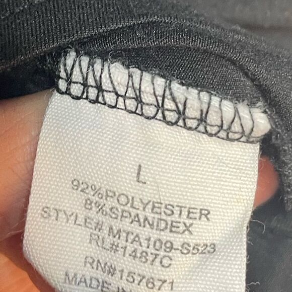 5 for $25🔥Ruby & Lace "Mamacita" Maternity Black Short Sleeve T-Shirt Large - Picture 5 of 6